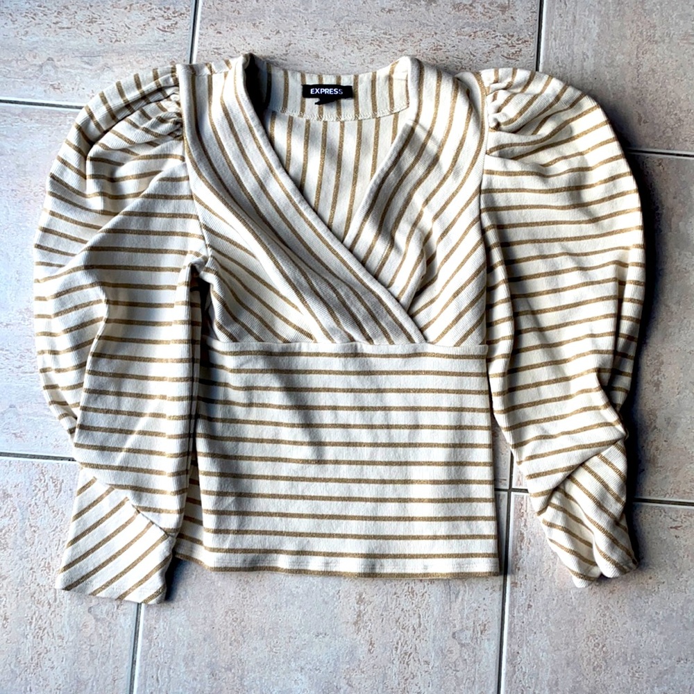 Puff Sleeve Blouse from Express
